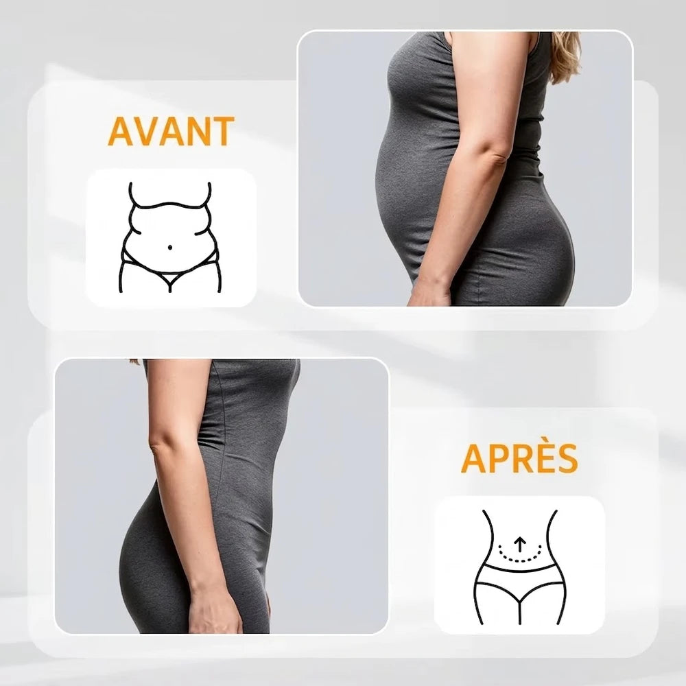 Gaine Sculptante Double Ceinture – Taille Affinée &amp; Ventre Plat